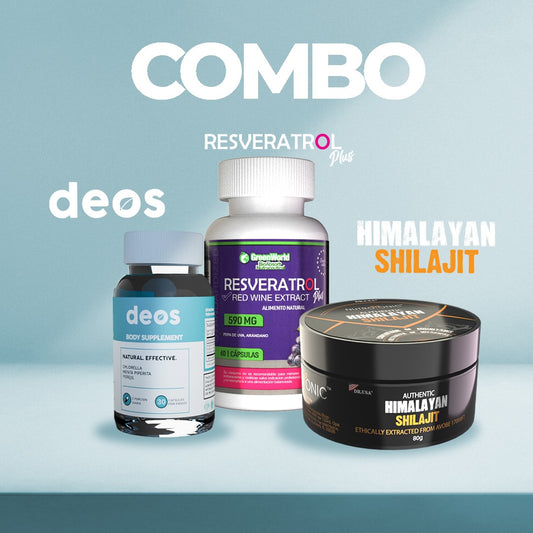 COMBO DEOS RESVERATROL SHILAJIT